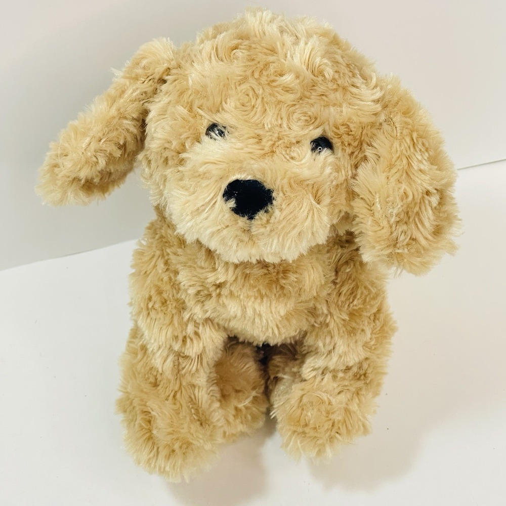 Manhattan‎ Toy Company Tan Dog Plush Pooch Party Goldie Golden Doodle 10"